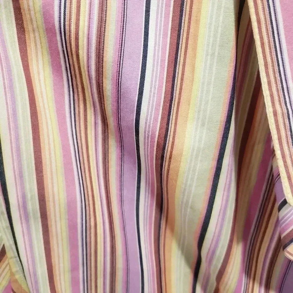 Carlisle Striped Button Up Blouse - Picture 3 of 5